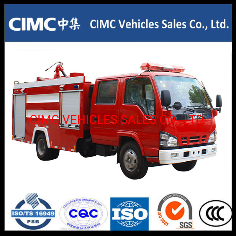 China Isuzu 600p 4*2 120HP Fire Rescue Truck