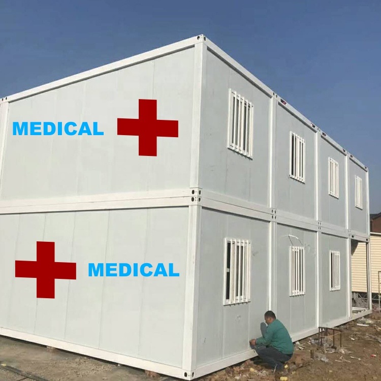 Multi-Functional Use Prefab Mobile Shipping Container House Emergency Clinic for Rescue