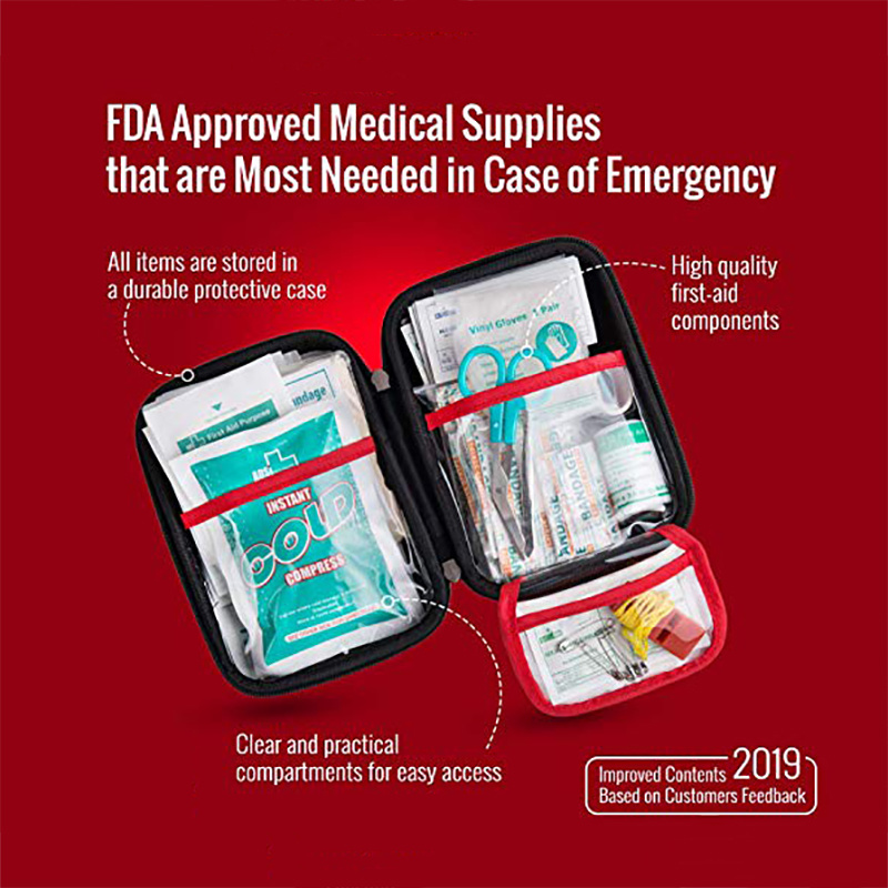 Amazon Multi-Functional Rescue Emergency Box Medical First Aid Kit Case