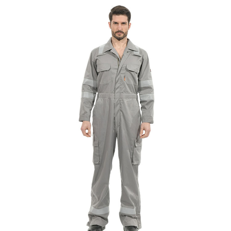 Fr Reflective Tape Oil Resistant Fire Retardant Coverall for Firemen