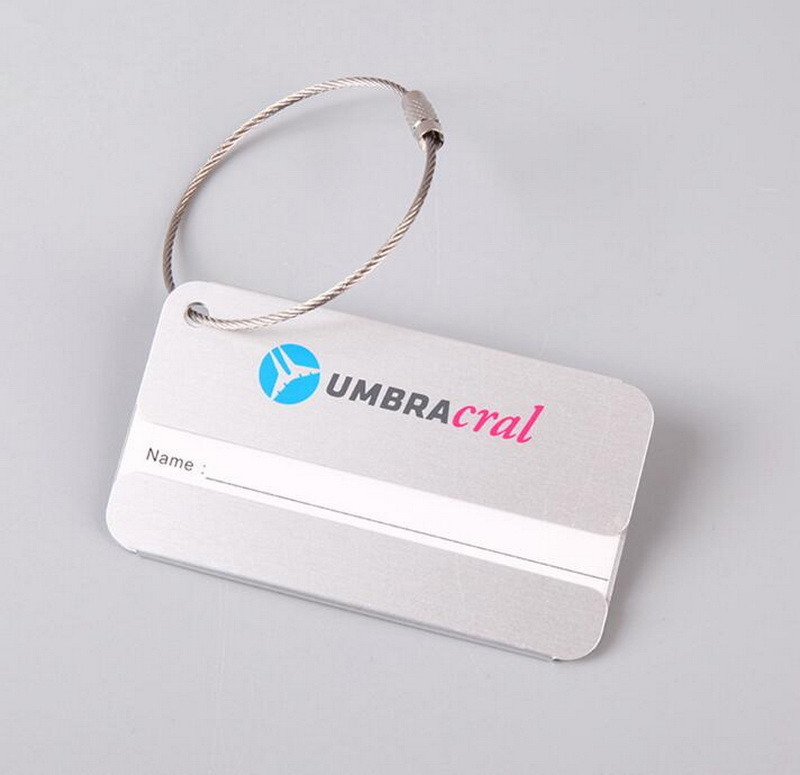 Airport Luggage Tag Stainless Steel Baggage Tag