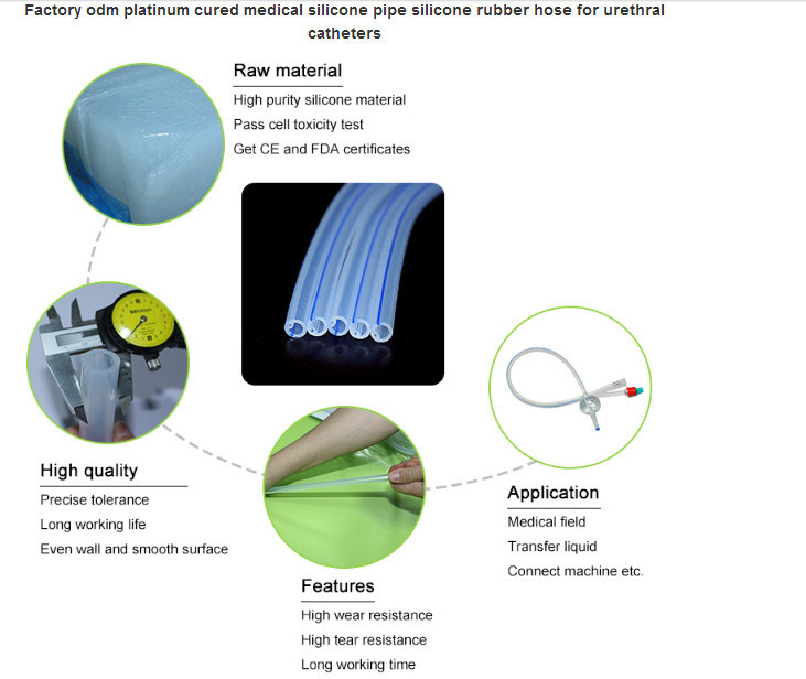 Food Grade Silicone Tube Translucent Vacuum Hose Pipe