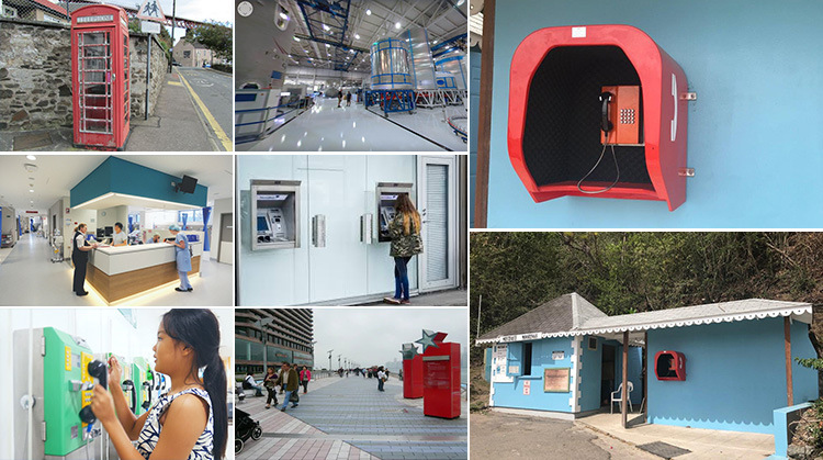 ATM Hotline Parking Lot Telephone for Roadside and Highway IP66