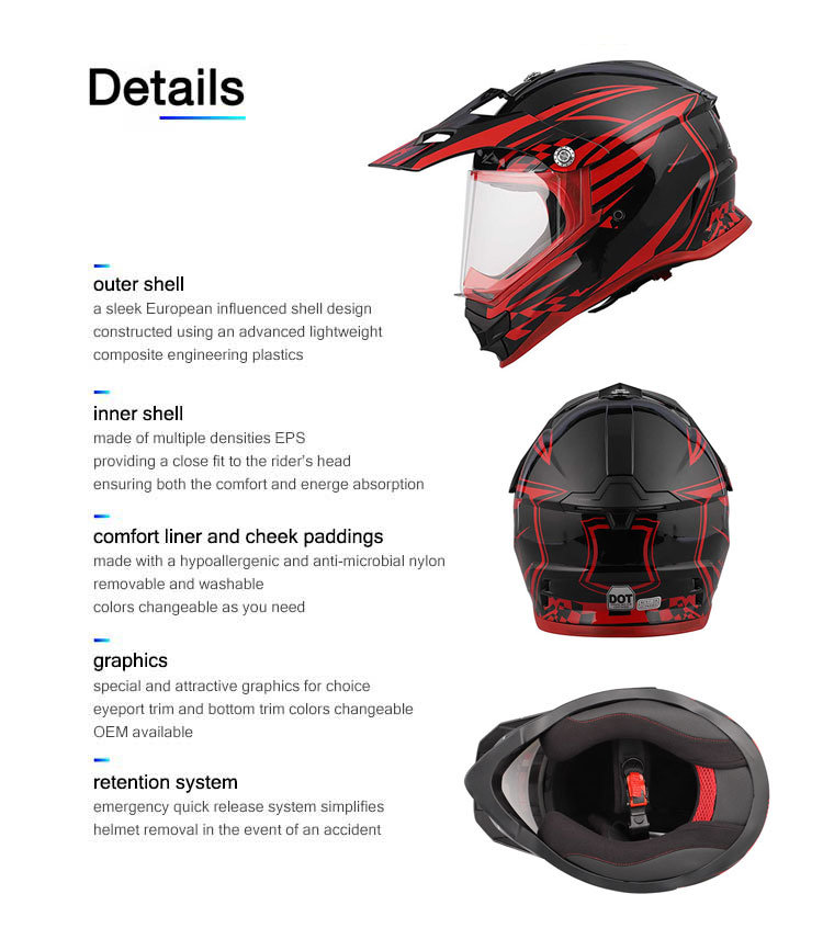 Supercross Mx Motorcycle Helmets Adult Bell Motocross Helmets for Sale