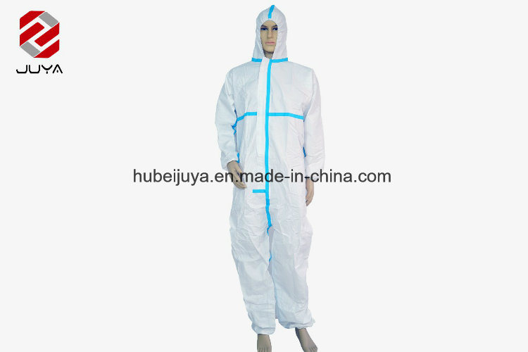 Disposable Sf Flame Retardant Protective Coverall/Fire Resistance Safety Coverall