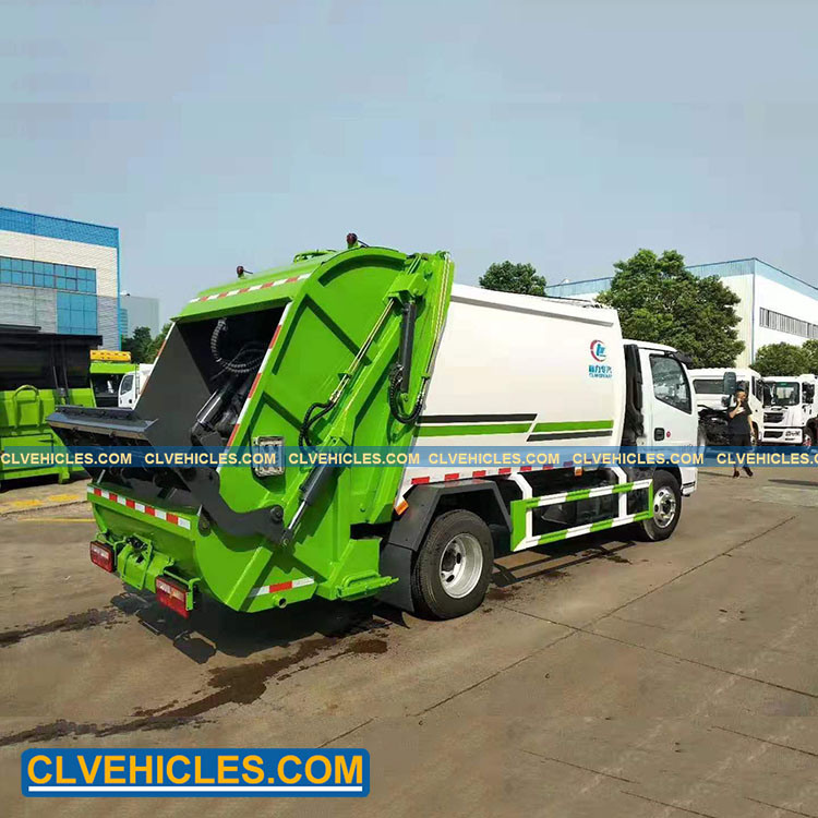 Chinese Factory Dongfeng Small Rubbish Disposal Truck Rubbish Compressed Trucks