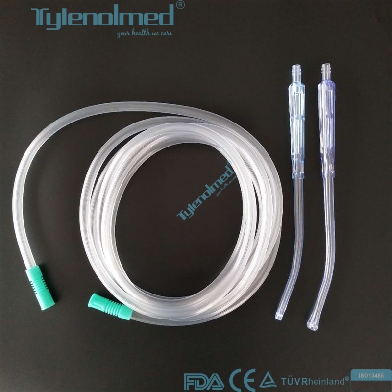 Disposable Yankauer Suction Catheter/Suction Tube with Handle 4 Types