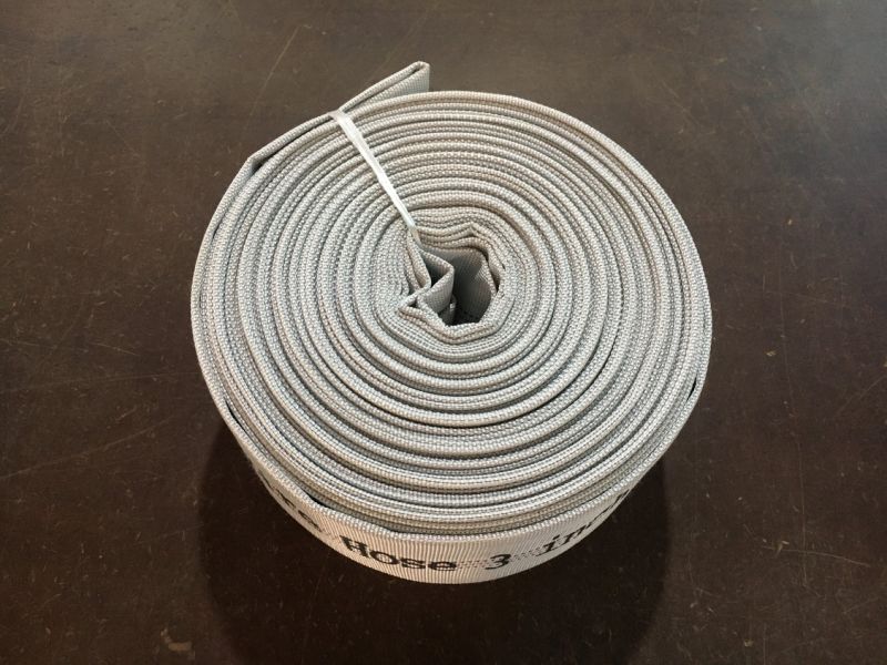 Fire Safety, Single Jacket Canvas Rubber Fire Fighting Hose