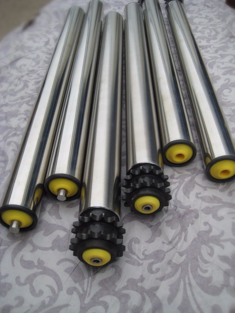 Accumulating Conveyor Roller with a Single Steel Sprocket High Quality