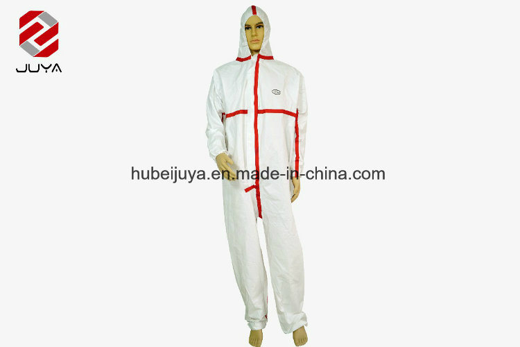 Disposable Sf Flame Retardant Protective Coverall/Fire Resistance Safety Coverall