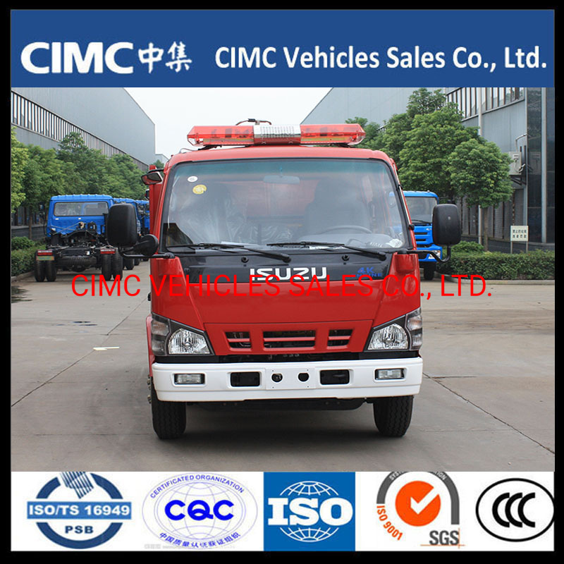 China Isuzu 600p 4*2 120HP Fire Rescue Truck