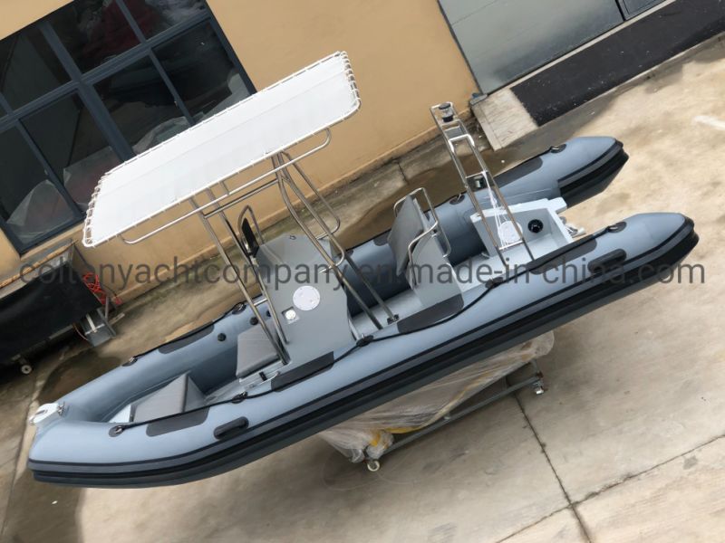 Colton Military Rigid Inflatalbe Aluminum Hull Rib Fishing Rescue Boat