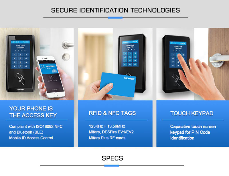 Stand Alone Access Control Proximity Card Badge Reader System