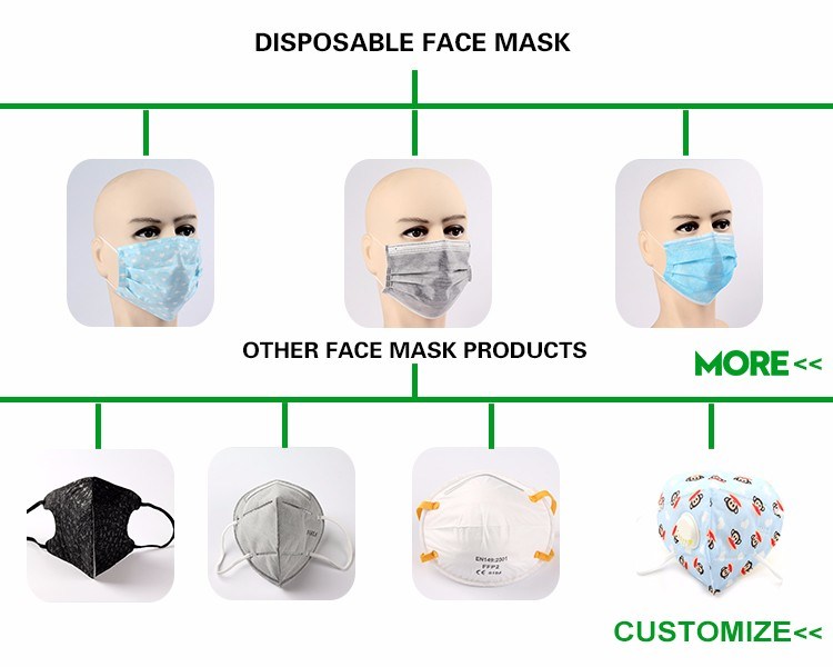 China Factory Direct Sale Disposable Face Mask with China GB Standard