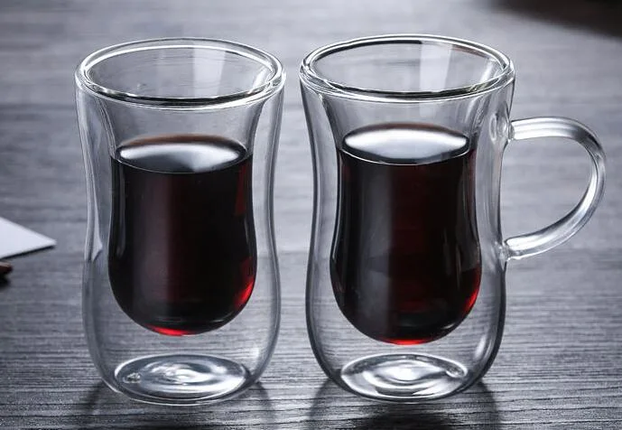 80ml Espresso Coffee Cup Double Wall Glass Espresso Cup Small Coffee Cup Small Tea Cup