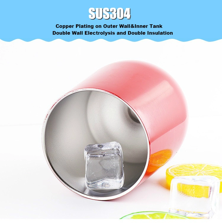 Colorful Stainless Steel Swig Eggshell U-Shaped Vacuum Water Cup with Cover&Pacifier Cover