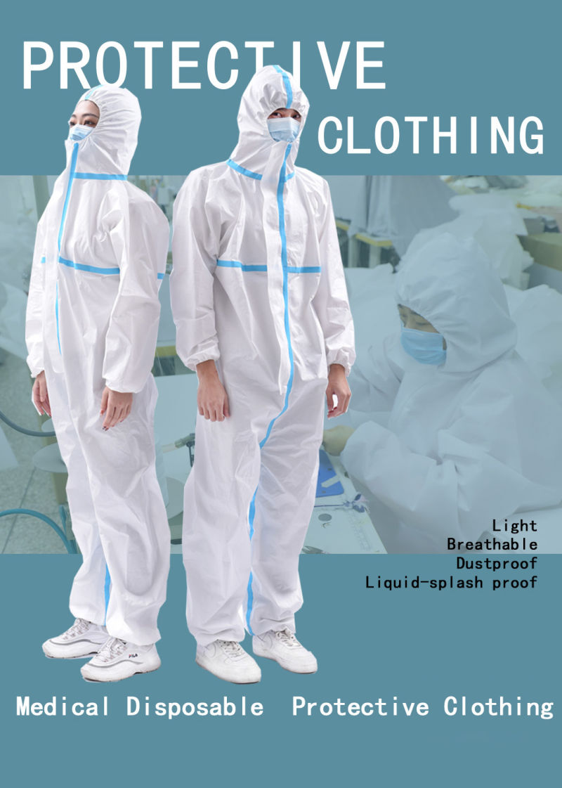 Experienced Non-Woven Safety Chemical Disposable Protective Suit