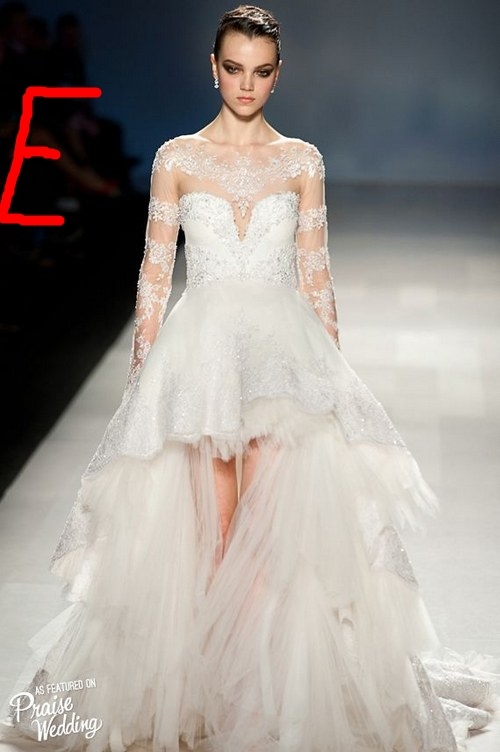 Blush Pink Feather Bridal Gown A-Line Hi-Low Strapless Long Sleeves Wedding Dresses H1387