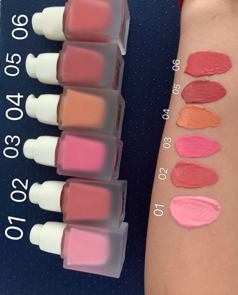 Liquid Blush Cream Makeup Vitality Natural Color Nude Make-up Orange Blush