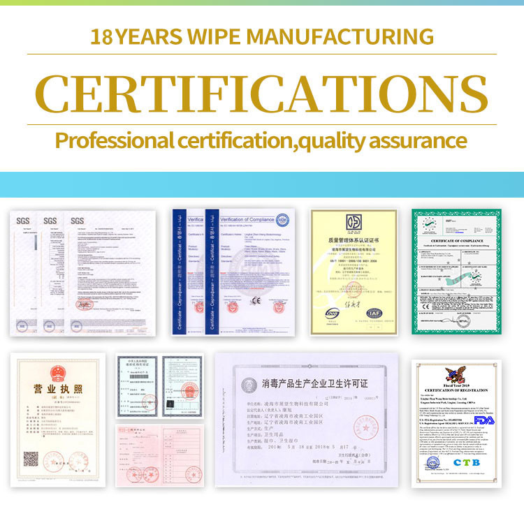 OEM Factory Organic Makeup Remover Wet Wipes