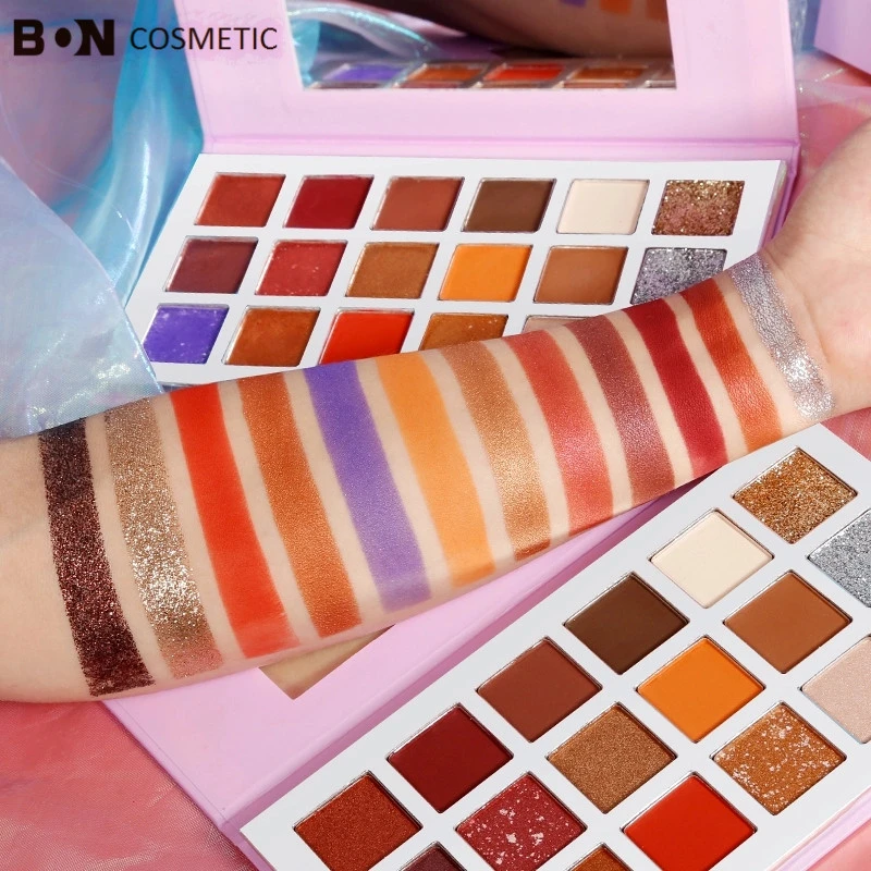 18 Colors Luminous Matte Metallic Eye Shadow Glitter Eyeshadow