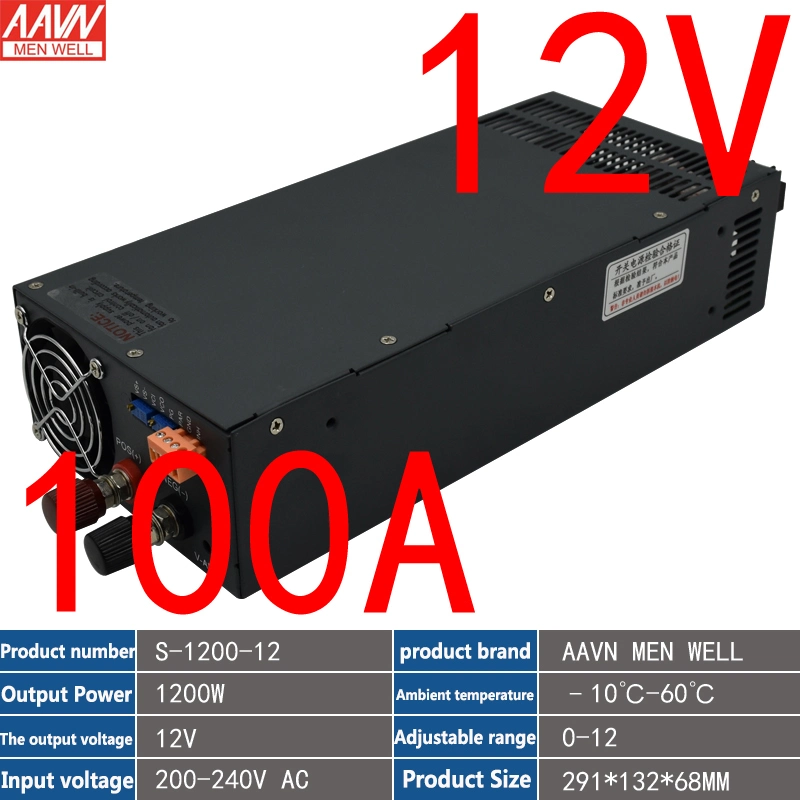 Full Power Constant Voltage Constant Current 1200W Single Group Adjustable Power Supply 24V 50A