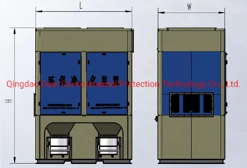 Der-PE Series Industrial Dust Collector/Workshop Dust Filtration System