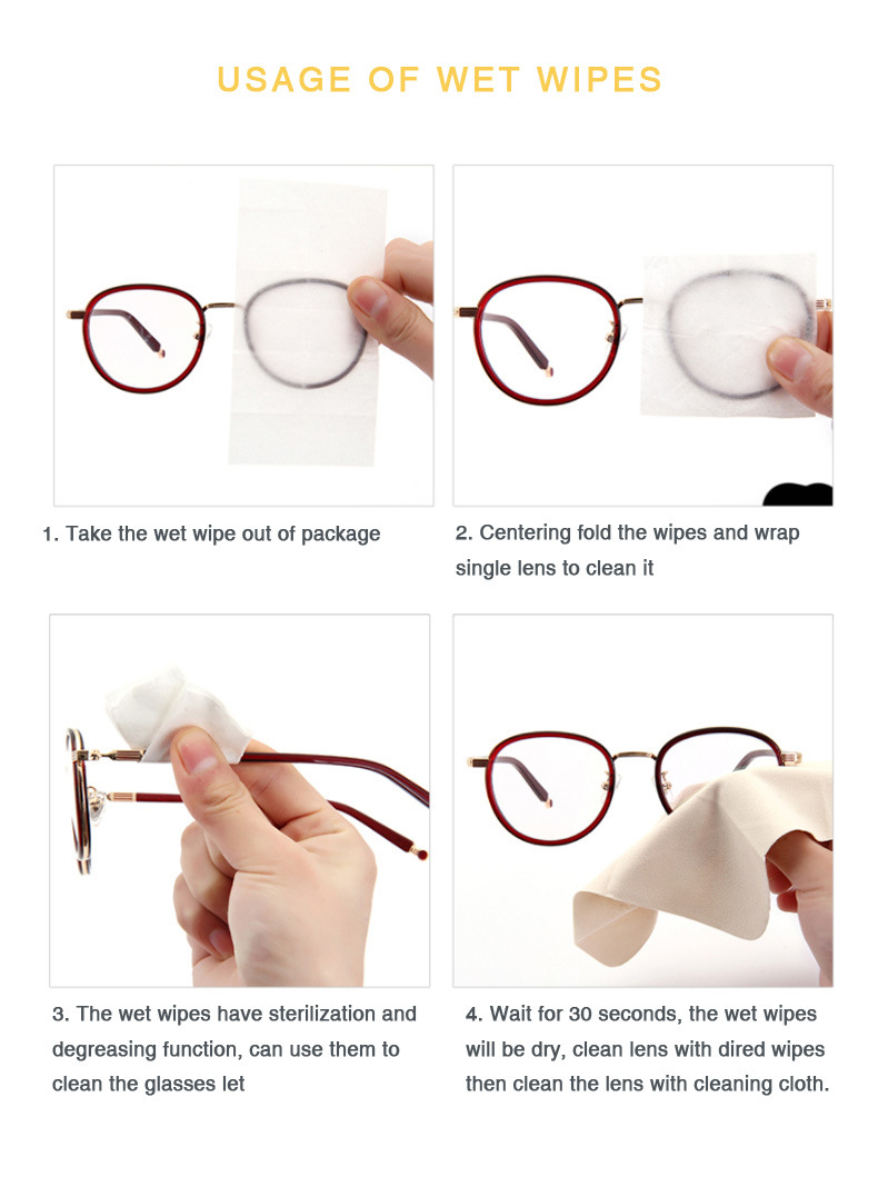 Cheaper Eyeglasses Cleaning Set with Lens Cloth, Cleaning Solution and Cleaning Towel