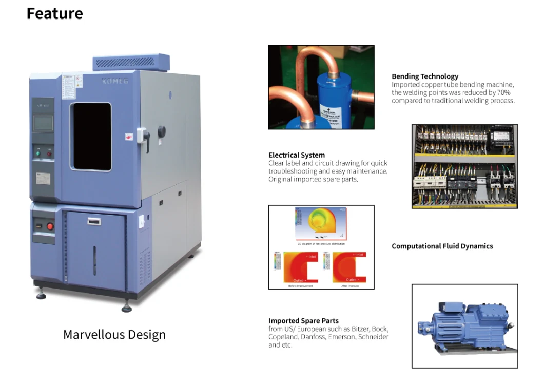 150L Air Cooled Temperature Humidity Testing Chamber Climatic Test Chamber