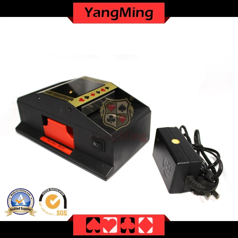 Normal Dual Automatic Gambling Poker Card Shuffler for 2 Deck Playing Cards Games (YM-CS02)