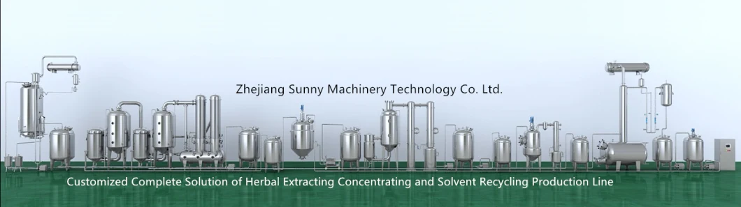 Organic Solvent Process Machine for Gentian Grass Peony Skin Honeysuckle