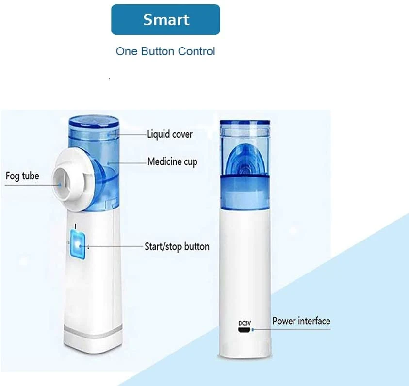 New Mute Portable Inhaler Mesh Sprayer Cough Medicine Sprayer Evaporator Sprayer