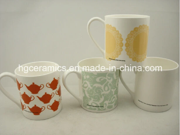 10 Oz Fine Bone China Mug, Ceramic Mug, Fine Bone China