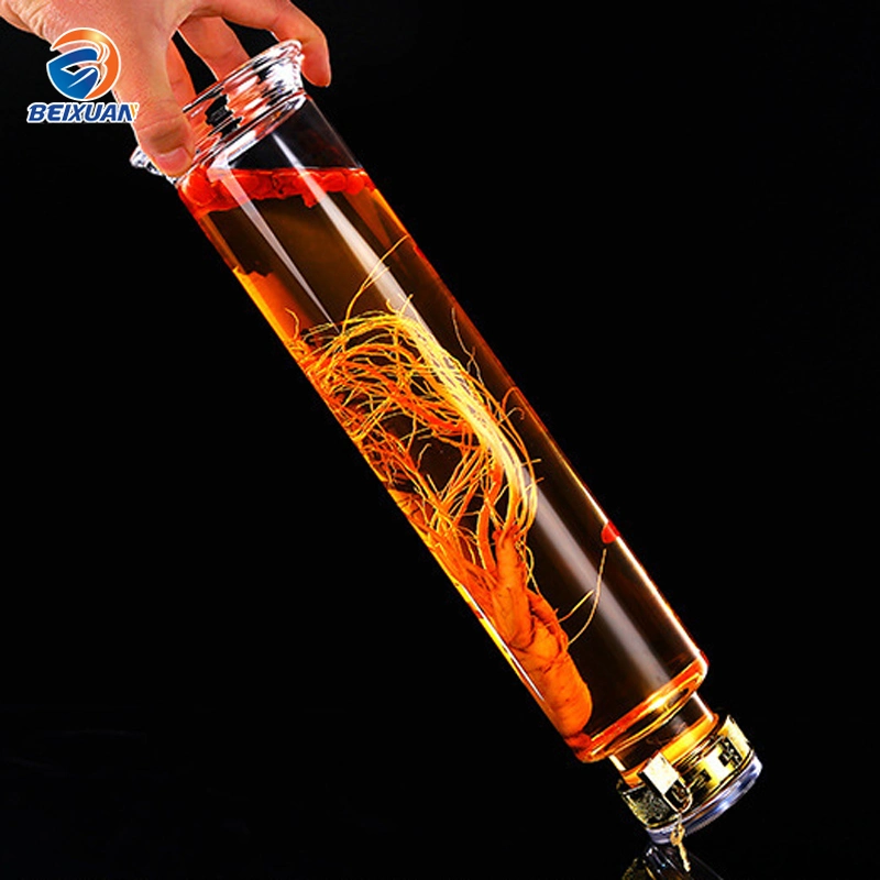 High Borosilicate Glass Bubble Bottle Chinese Medicine Bubble Wine Bottle