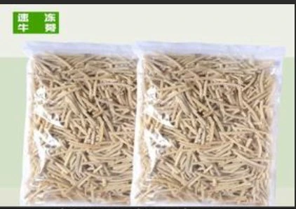 Chinese Burdock Root Fresh Frozen Burdock Strips