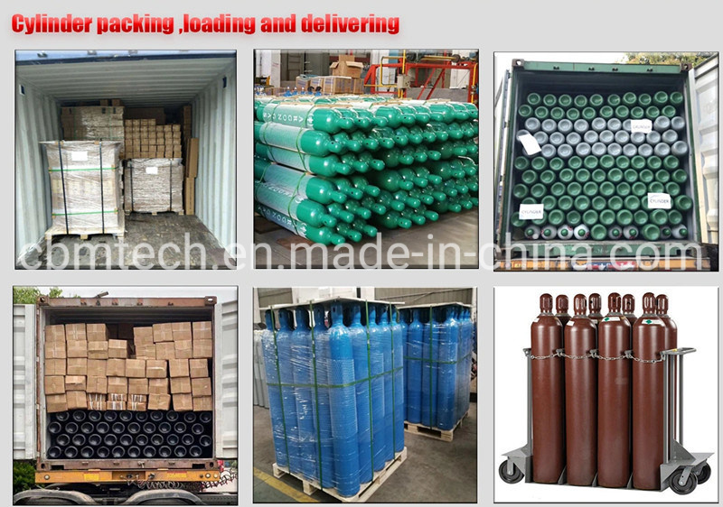 ISO9809-3 Standard Seamless Steel Gas Cylinders/Oxygen Cylinders /Argon Cylinders / Helium Cylinders 40L