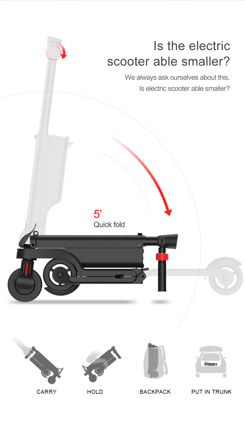 Dlpo 2 Wheels 350W Motor APP Electric Mobility Scooter