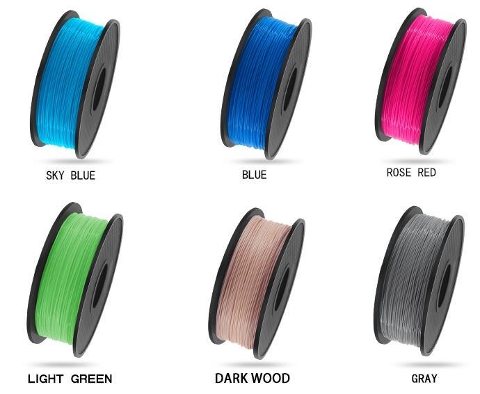 Quick Print Various Colors 3D Print Filament PLA