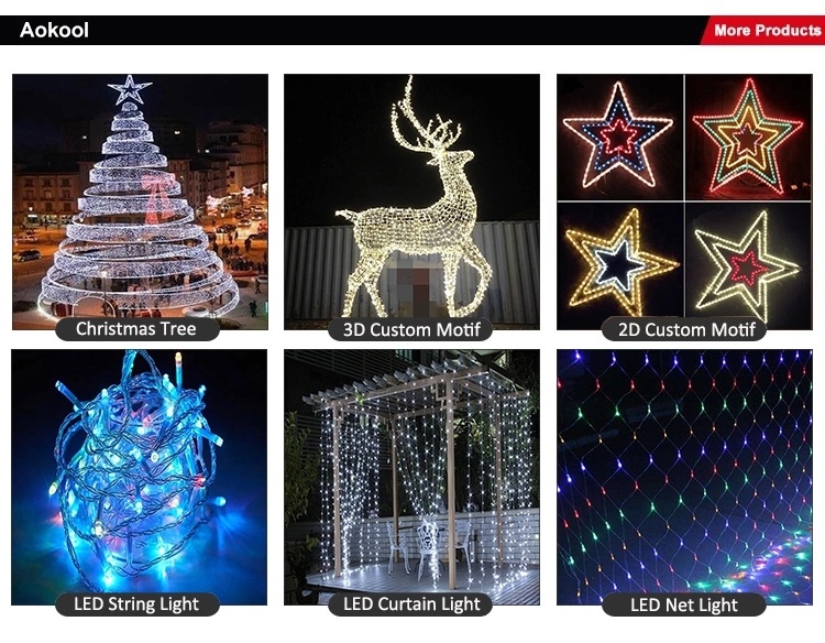 Outdoor Commercial Giant Christmas Tree Shopping Center Lighted Icicle Style Outdoor Large Christmas Tree