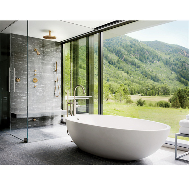 Acrylic Top Spray Shower Cabin/Shower Room/Shower Box with Sliding Door