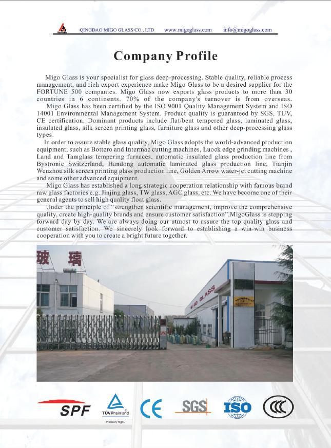 Factory Laminated Glass Price Commercial Building Safety