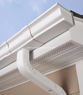 Brown Aluminium Gutter, Cheap Prices Stainless Steel Color Aluminium Roof Drain Rainwater Gutter