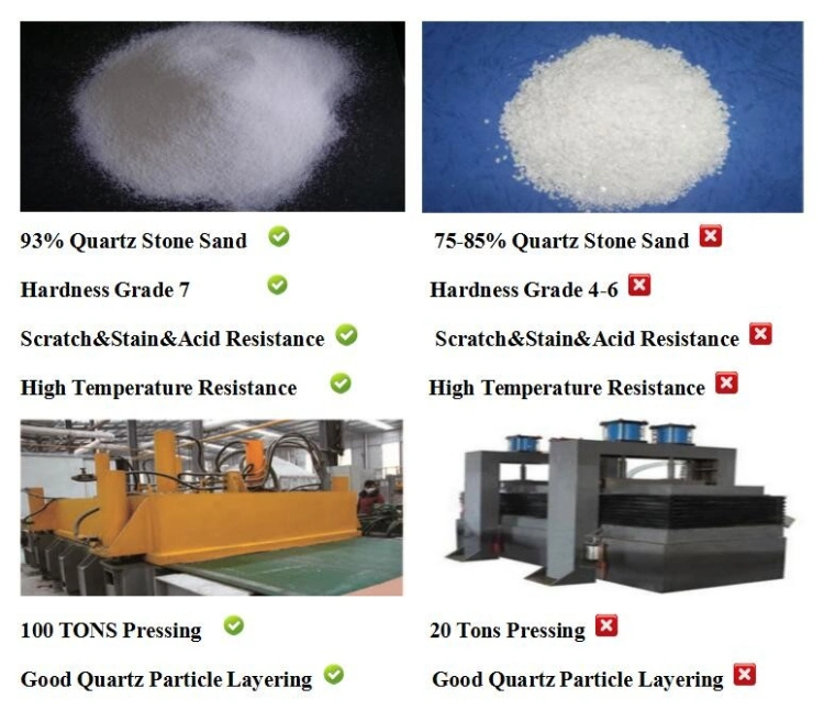 China Factory Artificial Calacatta Quartz Stone Apply to Table Top/Bar Top/Showertop