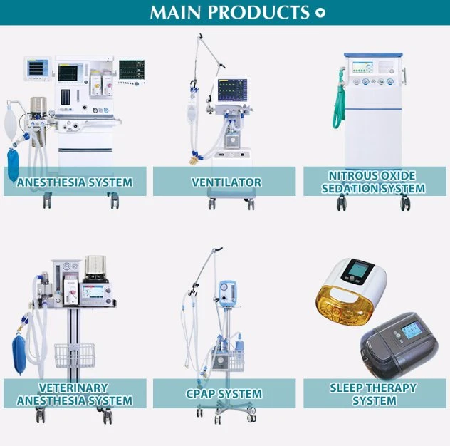 2018 China Top Quality Cheap Price Touch Screen Hospital Anesthesia Machines