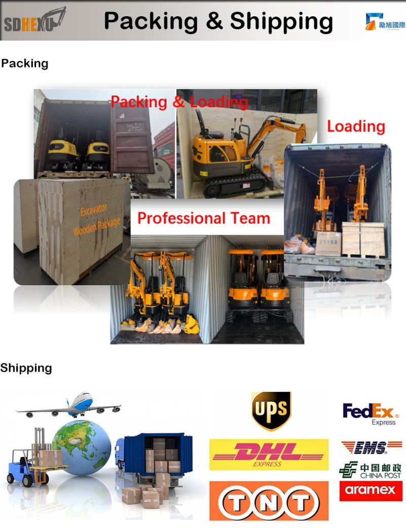 Chinese Widely Used Small Bagger 1.0 Ton New Mini Excavator Price