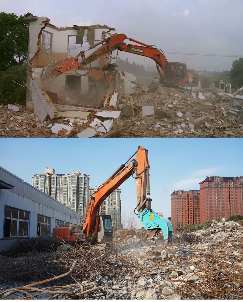 Excavator Parts Attachments Hydraulic Demolition Crusher