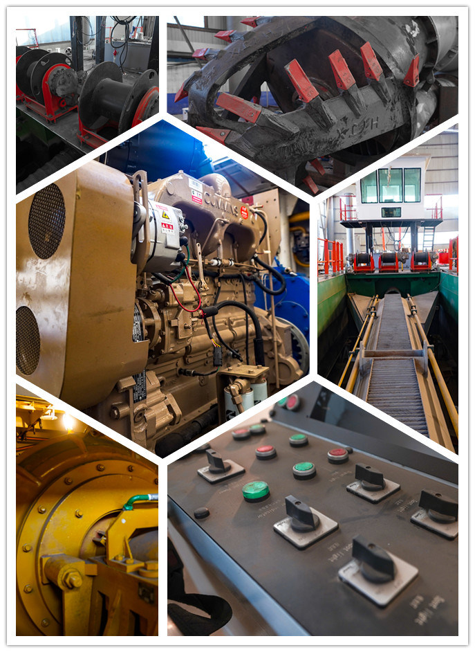 Professional Sand Dredger/Cutter Suction Dredger for Sand Mining/Mud Suction Used in River