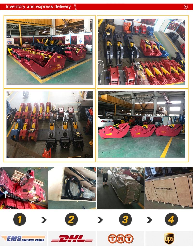 Excavator Parts Attachments Hydraulic Demolition Crusher