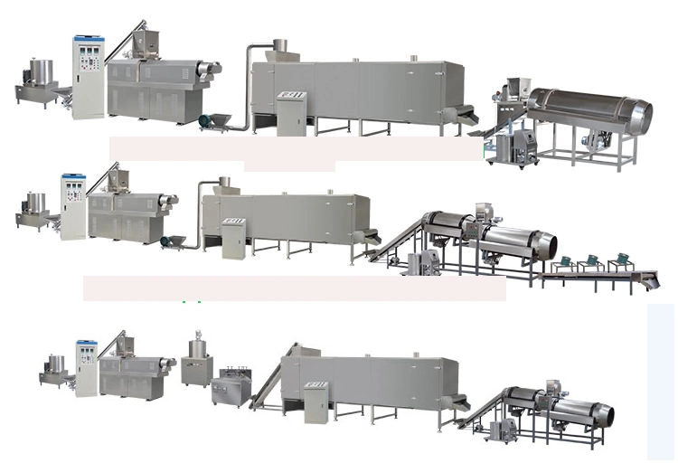 Twin-Screw Extruder Hot Sales Corn Curls Extruder Onion Rings Making Machine Extruder Snacks Extruder