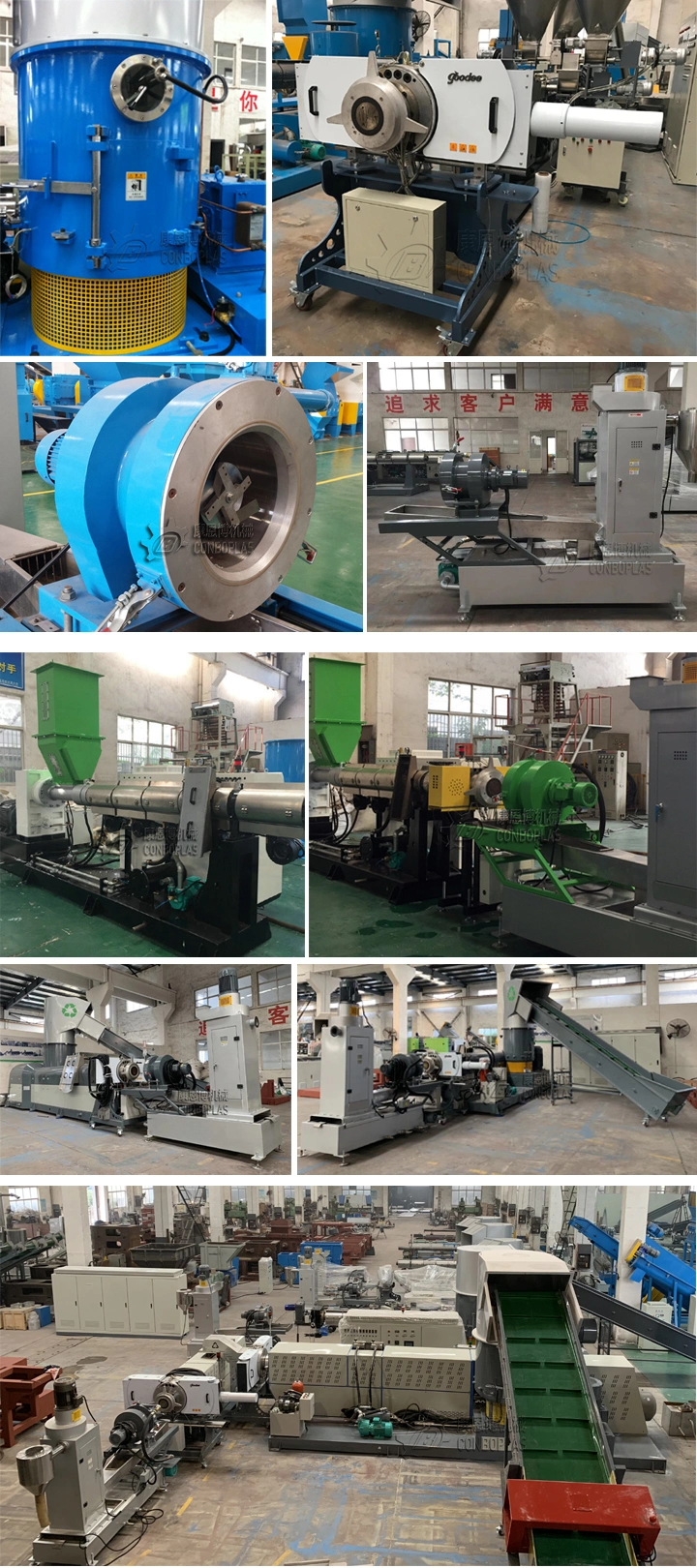 Waste Plastic Recycling Water Ring Cutting Granules Pellets Bead Extruder Making Machine